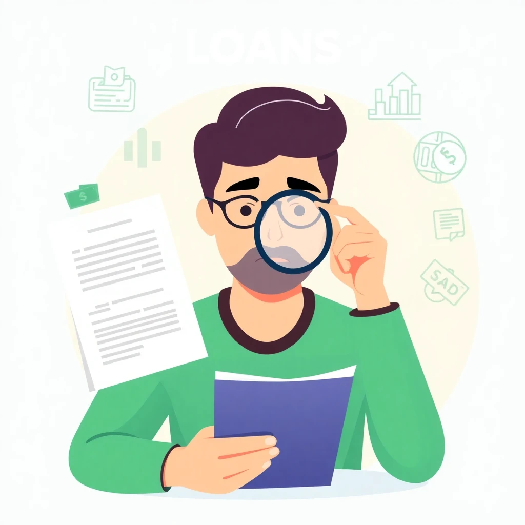 Examining loan details