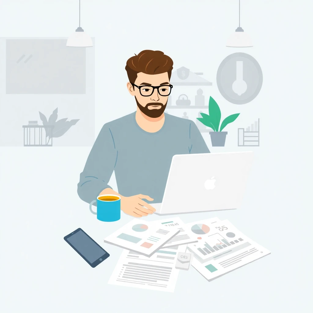 Freelancer reviewing options