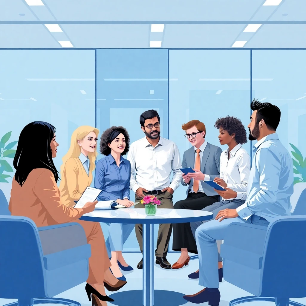 Discussing financial options