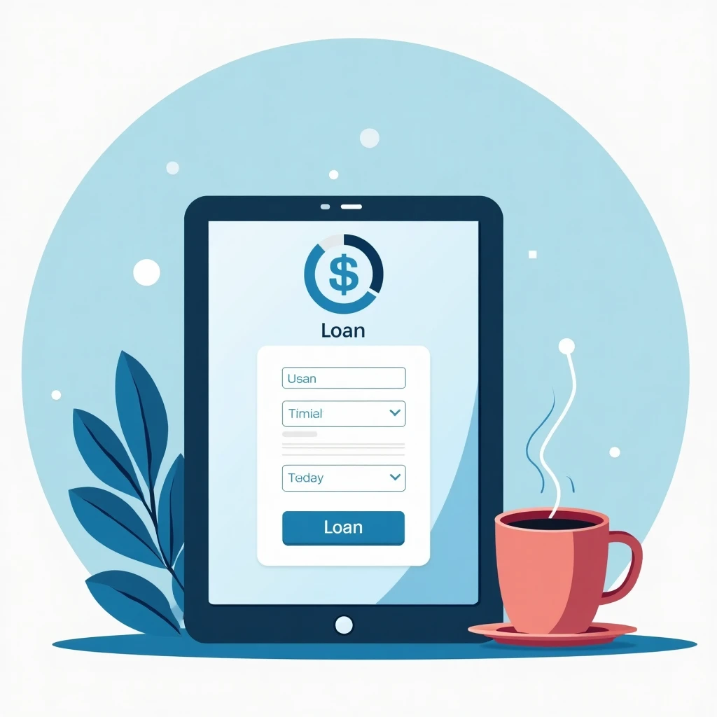 Online loan application