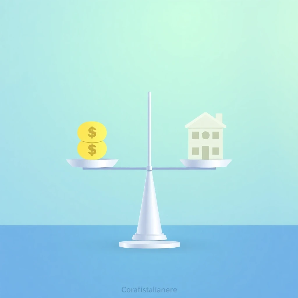 Equilibrando opções de empréstimos