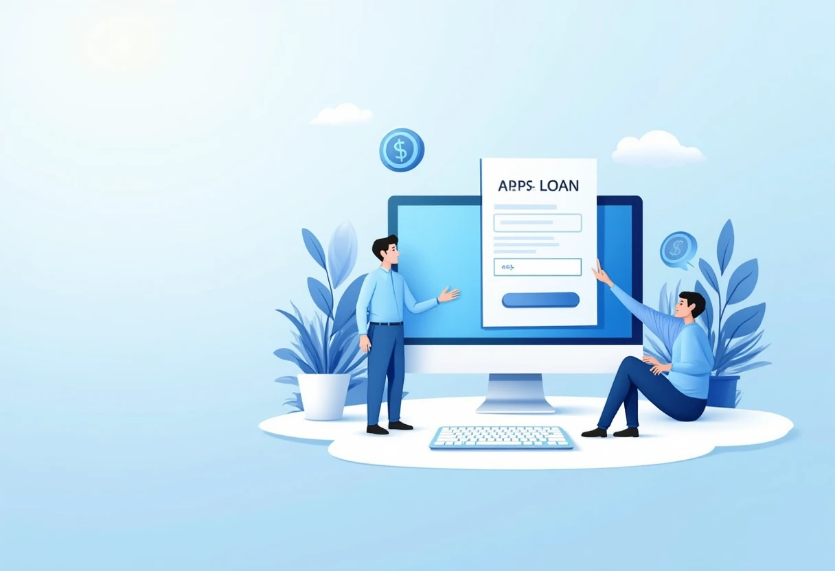 Digital loan application workspace